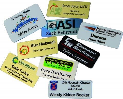 Full Color Logo Nametags