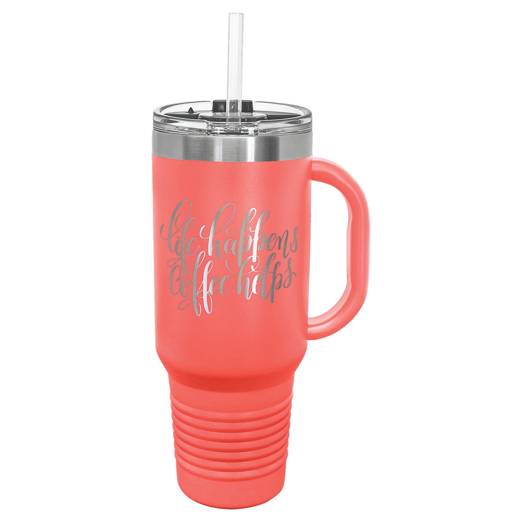 Coral 40 oz. Travel Mug