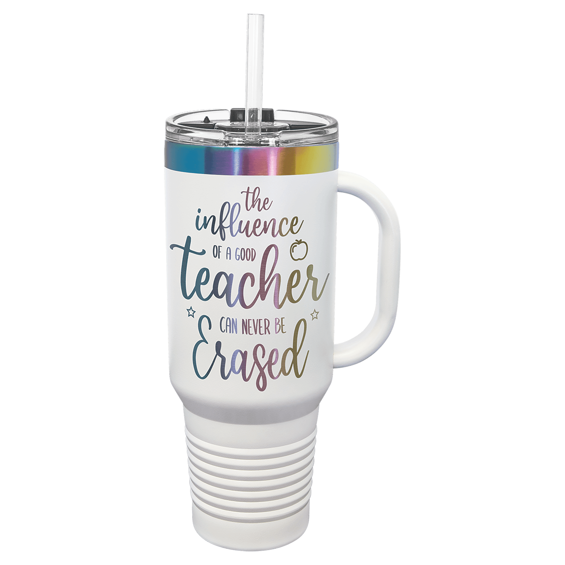 White Prism 40 oz. Travel Mug