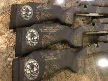Custom logo engraved gun stocks